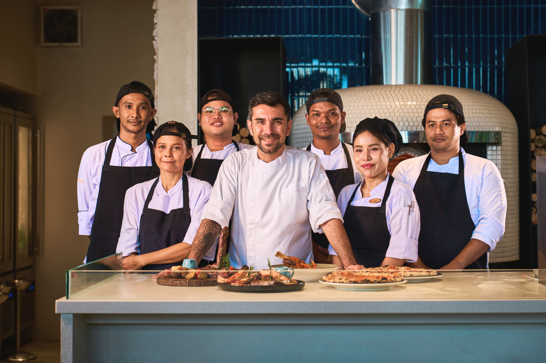 Azzurra Chef and Team